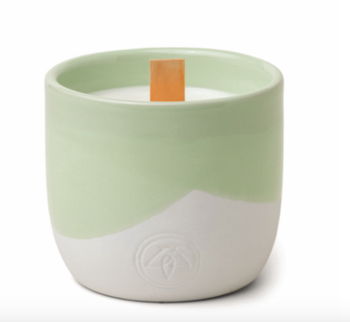 Woodland Candle in Green Bamboo