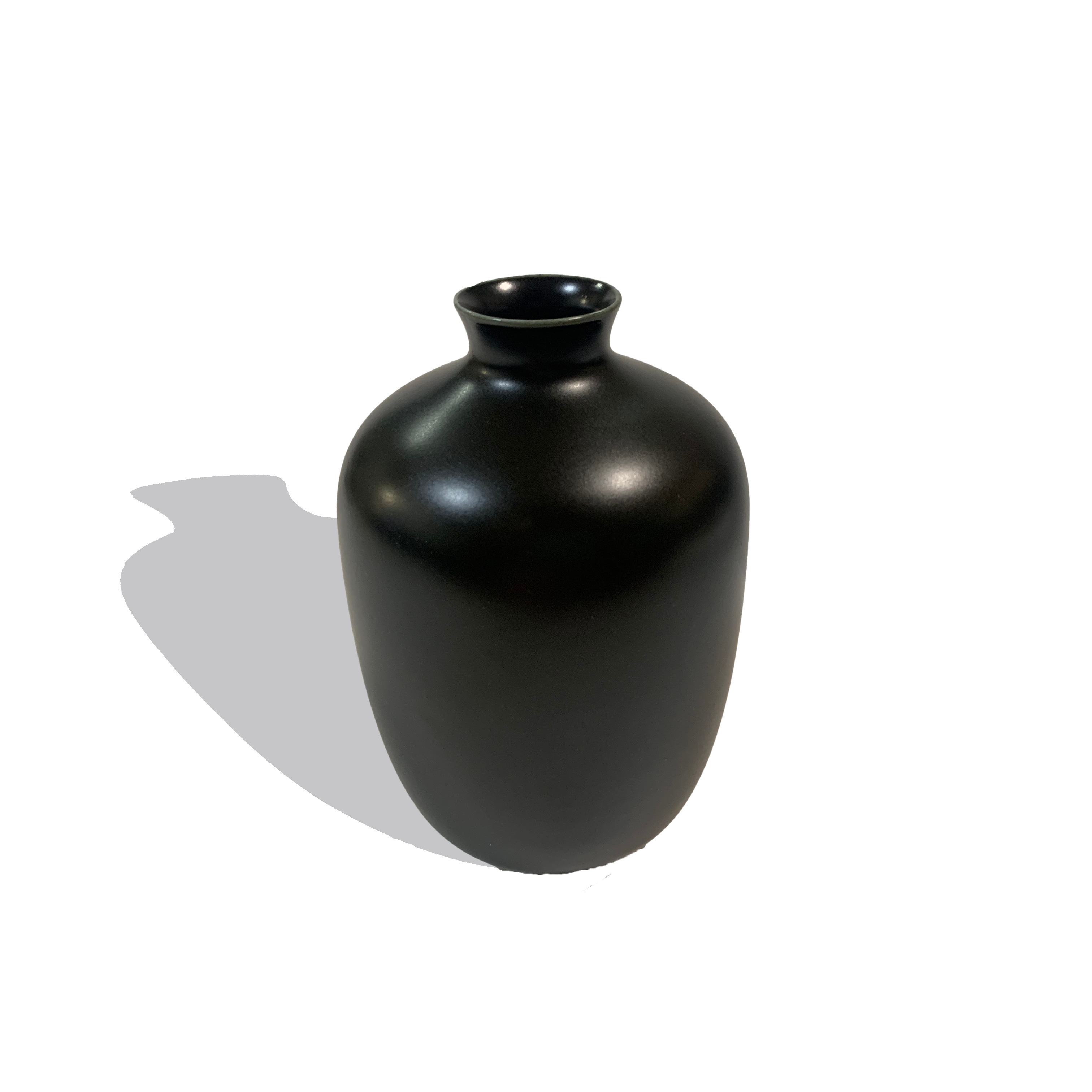 Semi-Matte Black Mini Vase 10