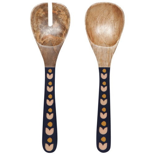 Set of 2 Superbloom Mango Wood Servers