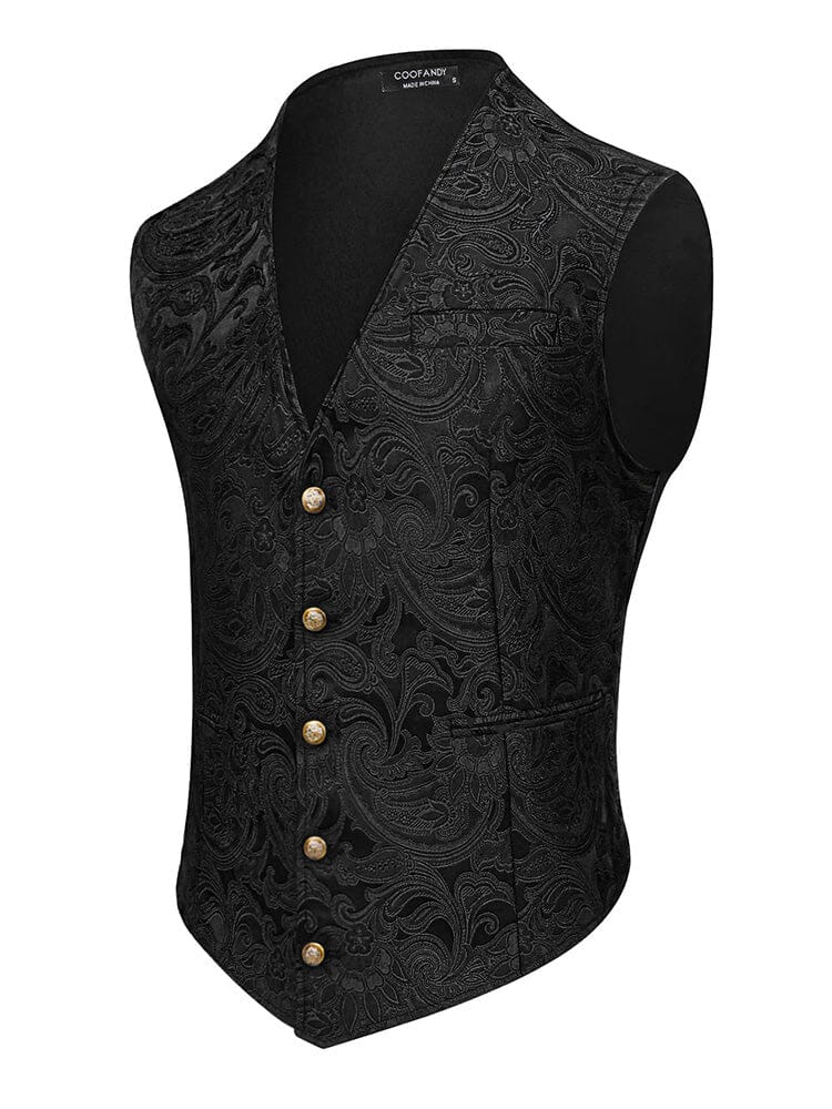 Luxury Paisley Tuxedo Vest (US Only)