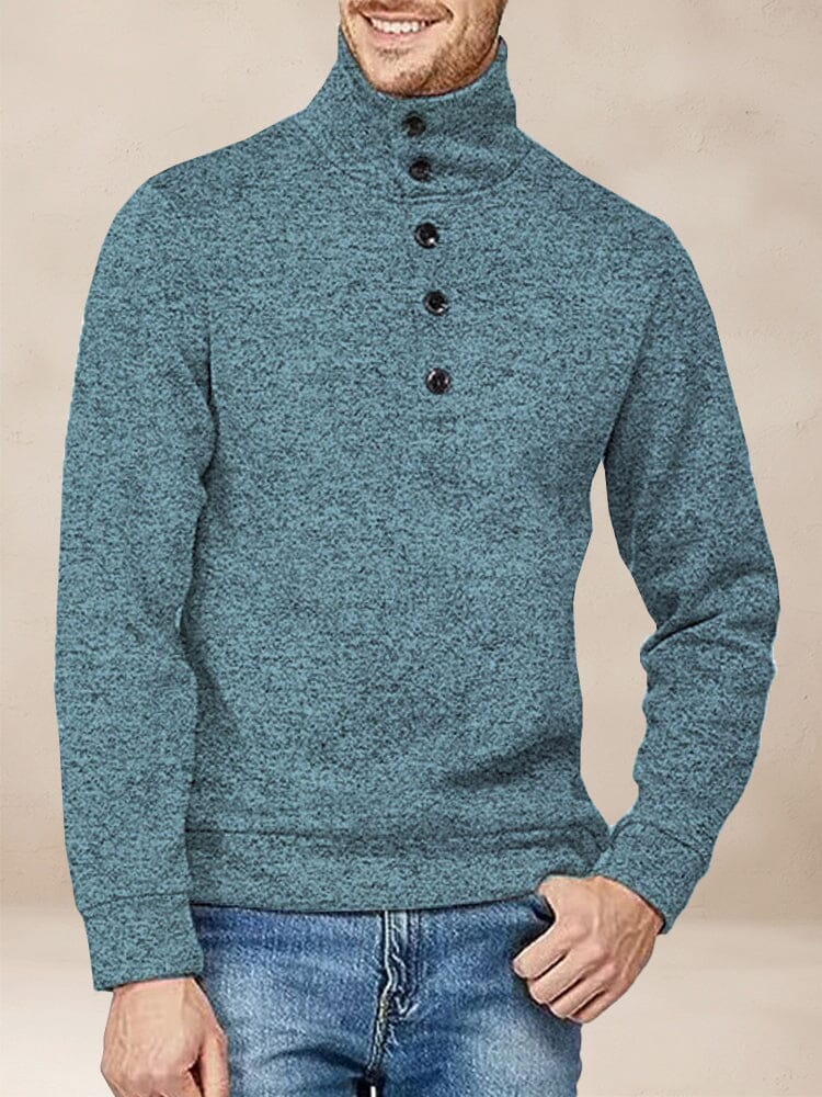 Comfy Turtleneck Pullover Sweatshirt
