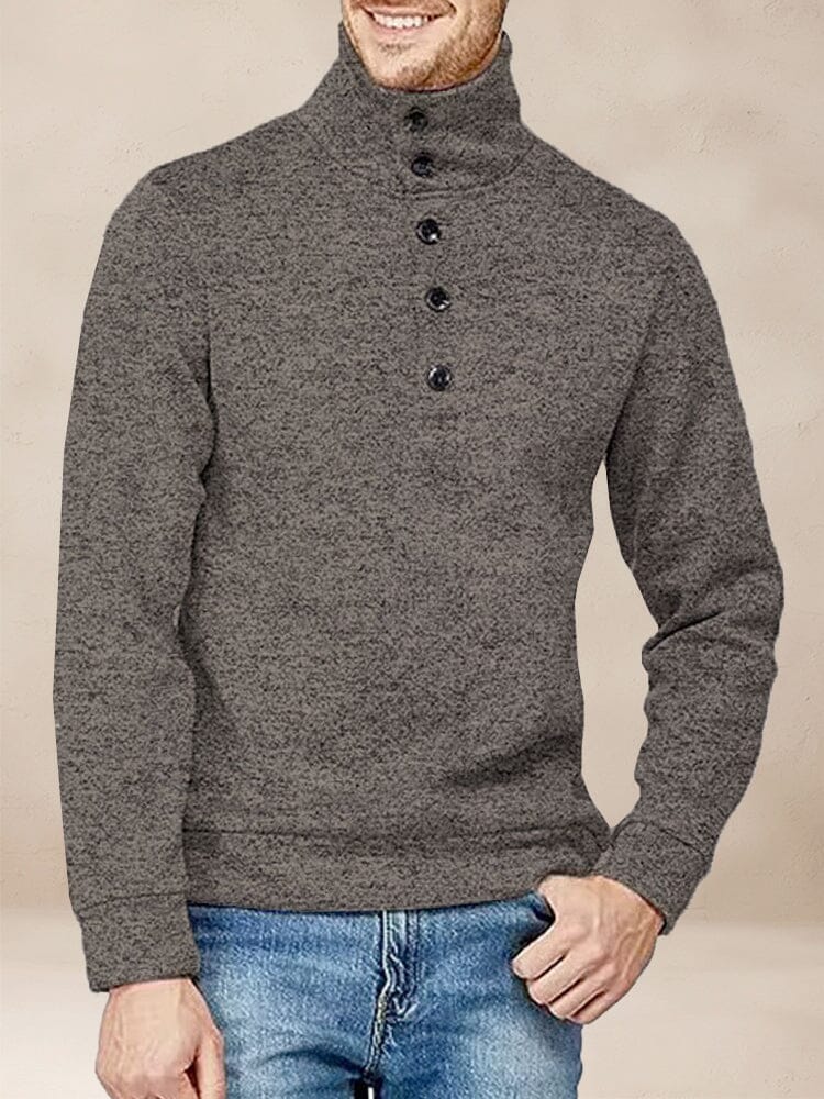 Comfy Turtleneck Pullover Sweatshirt