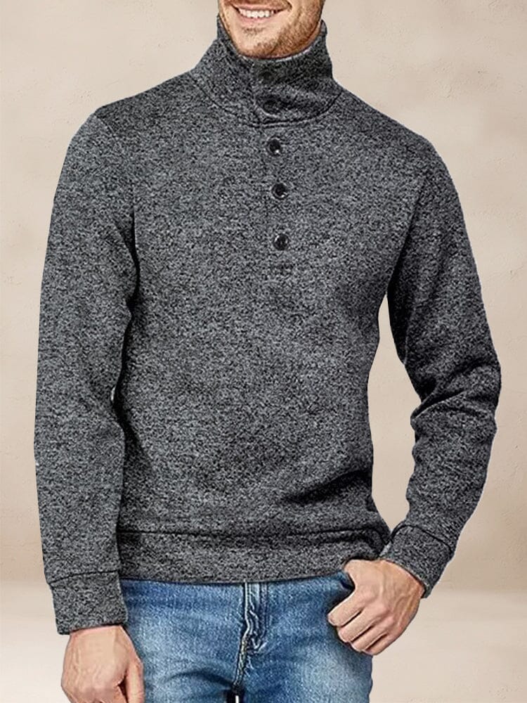 Comfy Turtleneck Pullover Sweatshirt