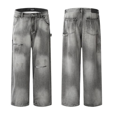 11KN BAGGY DISTRESSED JEANS #K9051