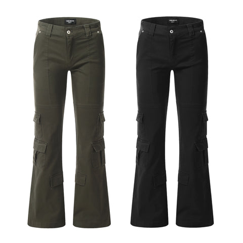 11KN Slim Fit Flared Pants #N6193