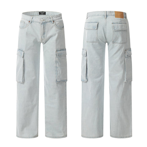 11KN Multi Pockets Vintage Jeans #N9069