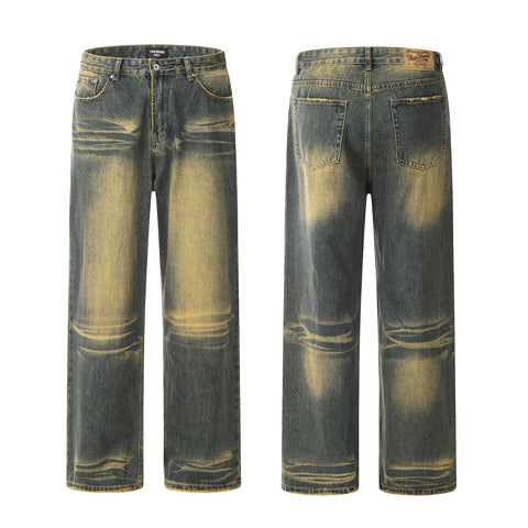 11KN Distressed Washed Jeans #K9068