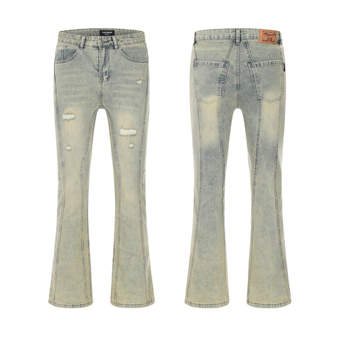 11KN Class Bootcut Washed Jeans #K8957-1