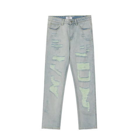 724 Skinny Carpenter Ripped Jeans #K119#