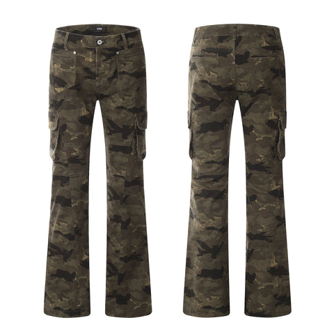 11KN Bootcut Camo Pants #N6219