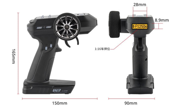 CT01 8 Channel Surface Radio for RC Car & Tank & Boat