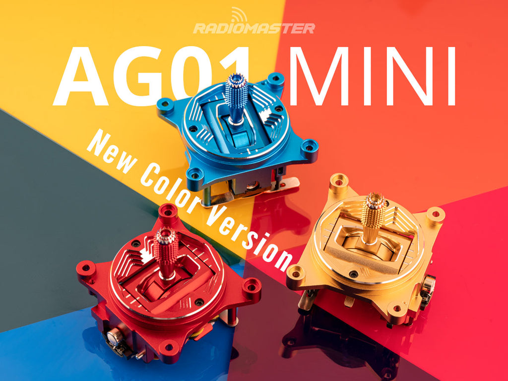 AG01 MINI CNC Hall Gimbals Set New Colors – RadioMaster RC
