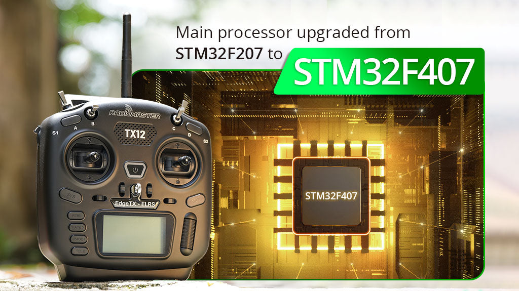 Main processor upgraded from STM3ZF207 to STM32F4O7 Rai