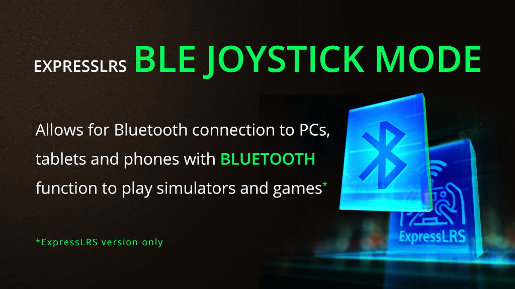 EXPRESSLRS BLE JOYSTICK MODE Allows for Bluetooth connection