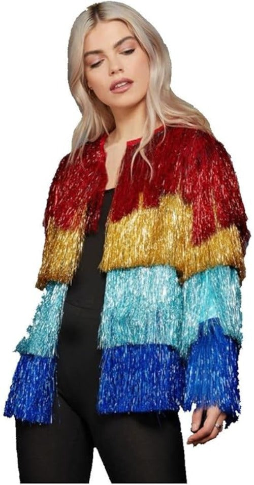 Tinsel Festival Jacket - Adult Costume