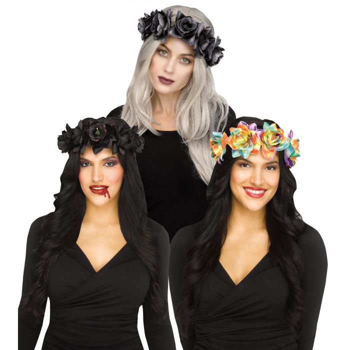 Floral Headband - Adult Assorted