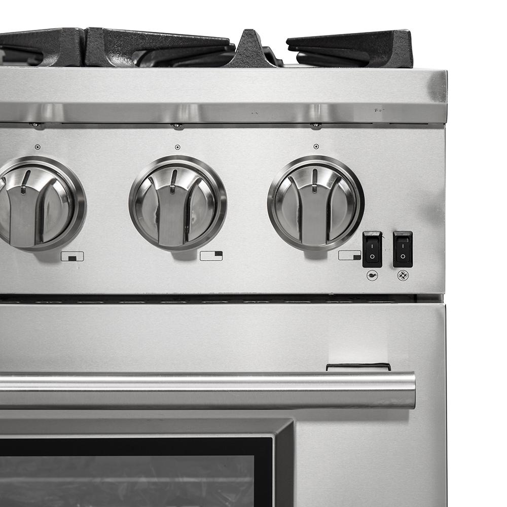 Forno Capriasca Alta Qualita 36-inch Freestanding Gas Range with Convection Technology FFSGS6260-36