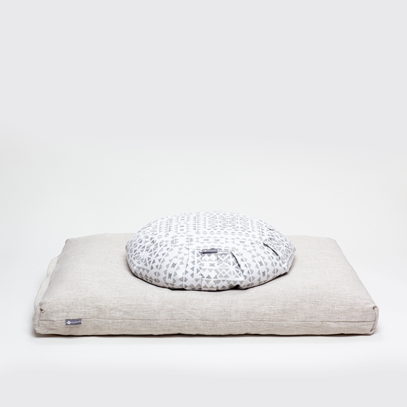 Sit Set: Round Meditation Cushion + Zabuton