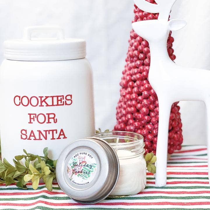  HOLIDAY COOKIES | 4oz Mason Jar | Pure Soy Candle 