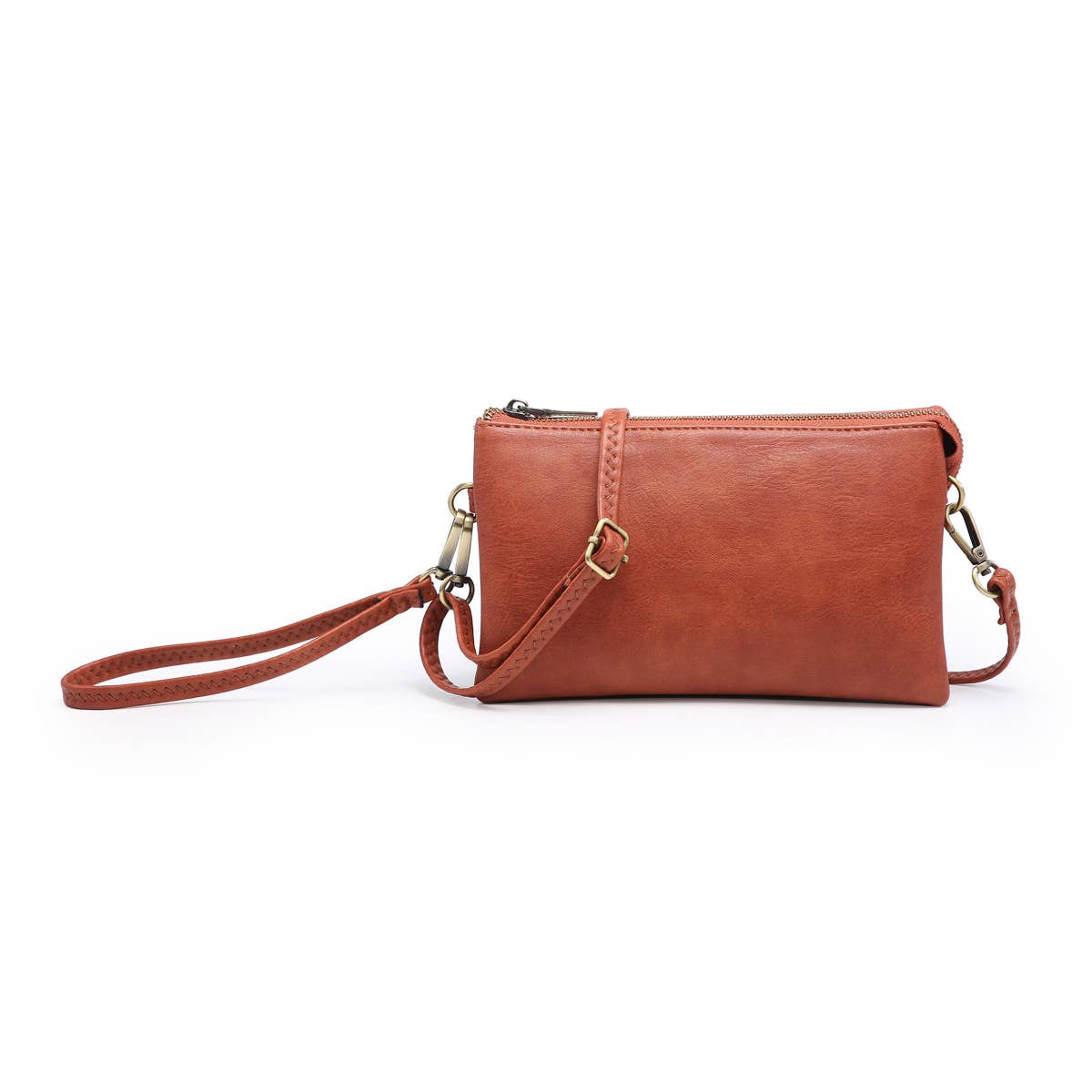  Riley Crossbody/Wristlet - RUST 