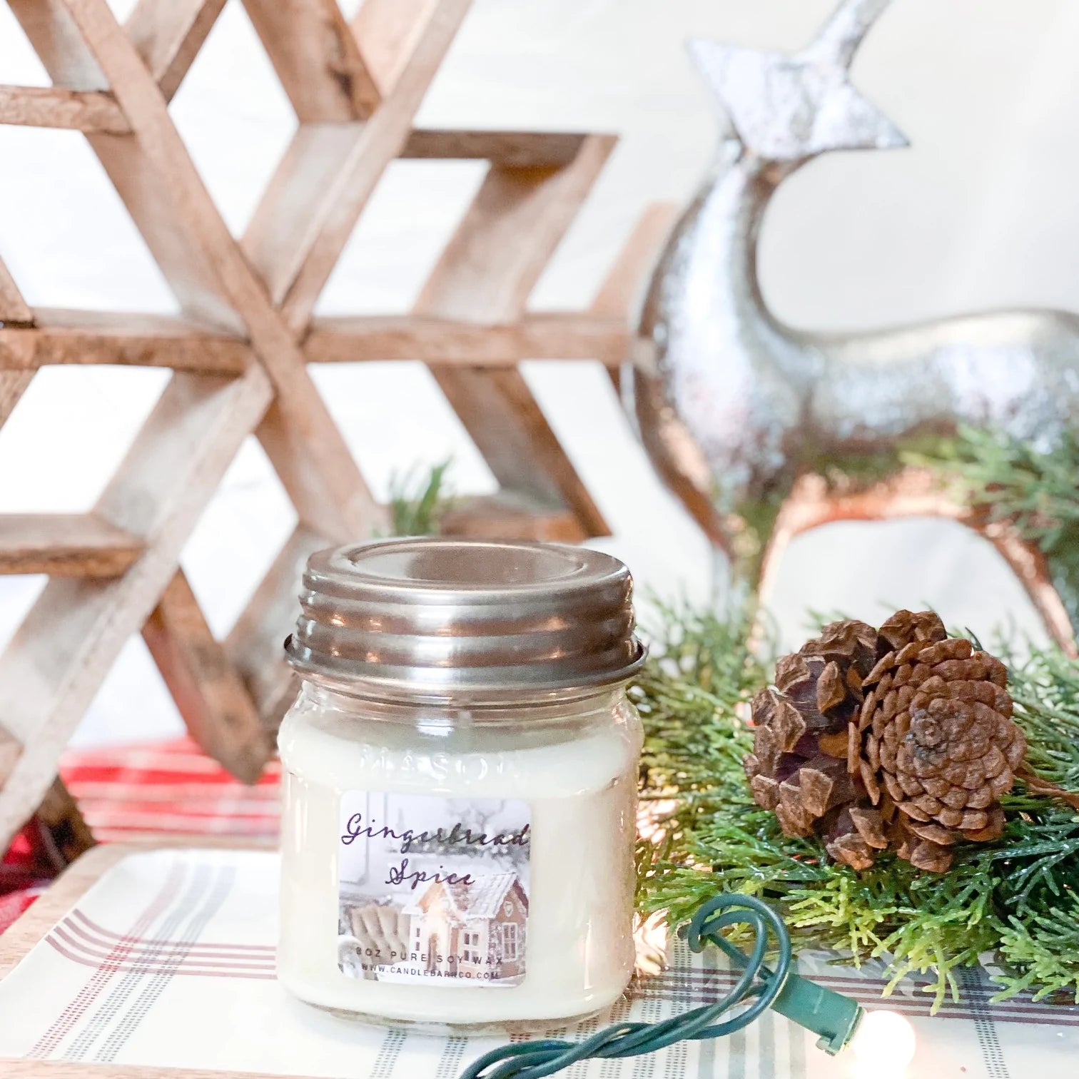  GINGERBREAD SPICE | 8oz Mason Jar 