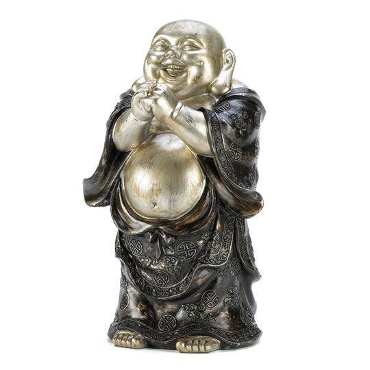  Happy Buddha Standing Figurine 