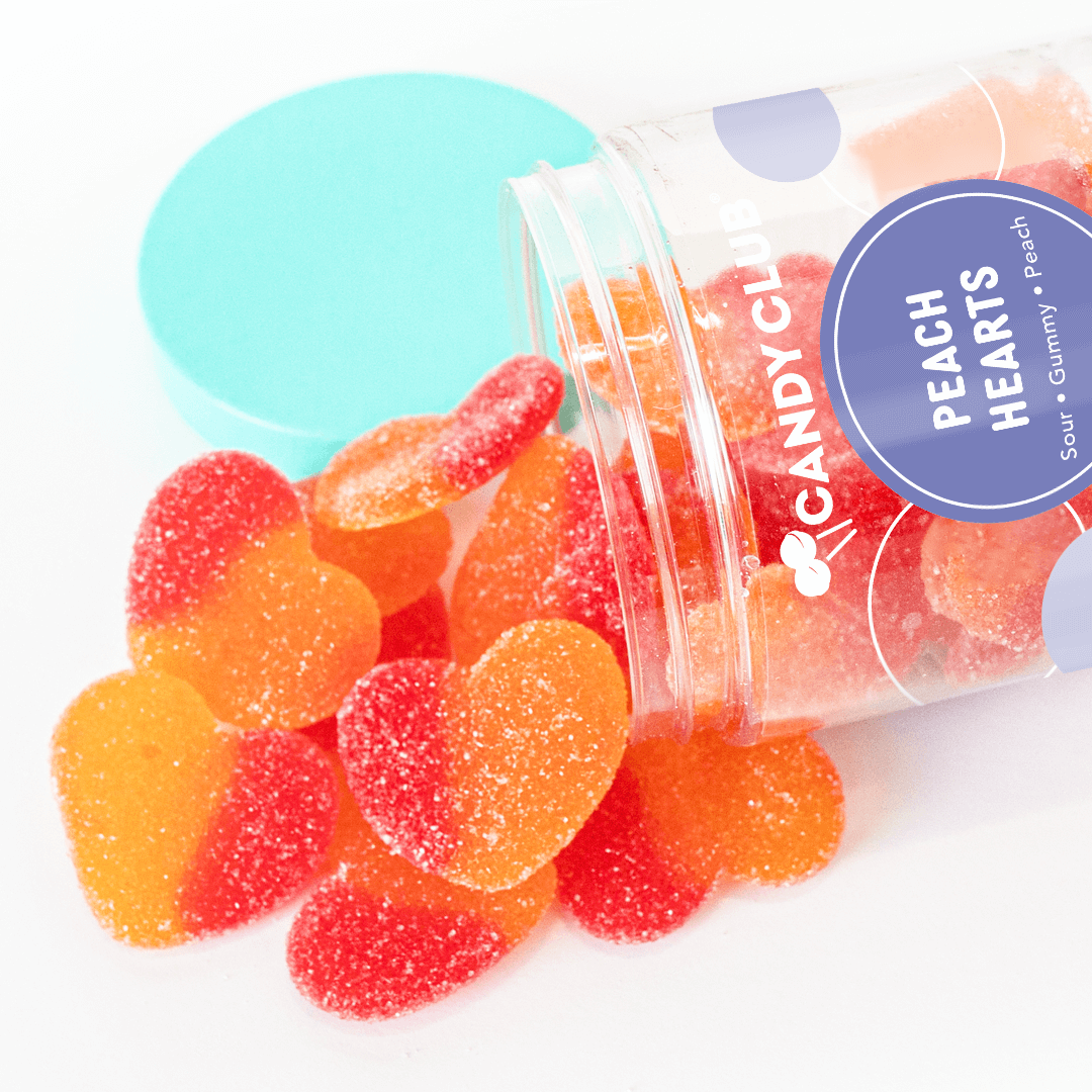  Peach Heart Gummies 