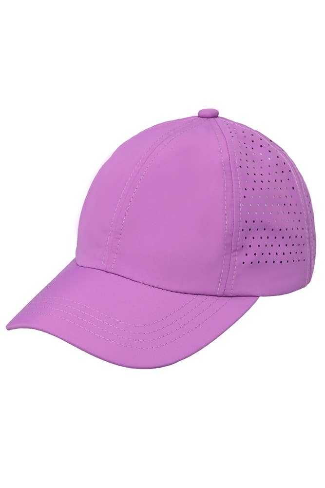  C.C Laser Cut Criss Cross Baseball Cap 