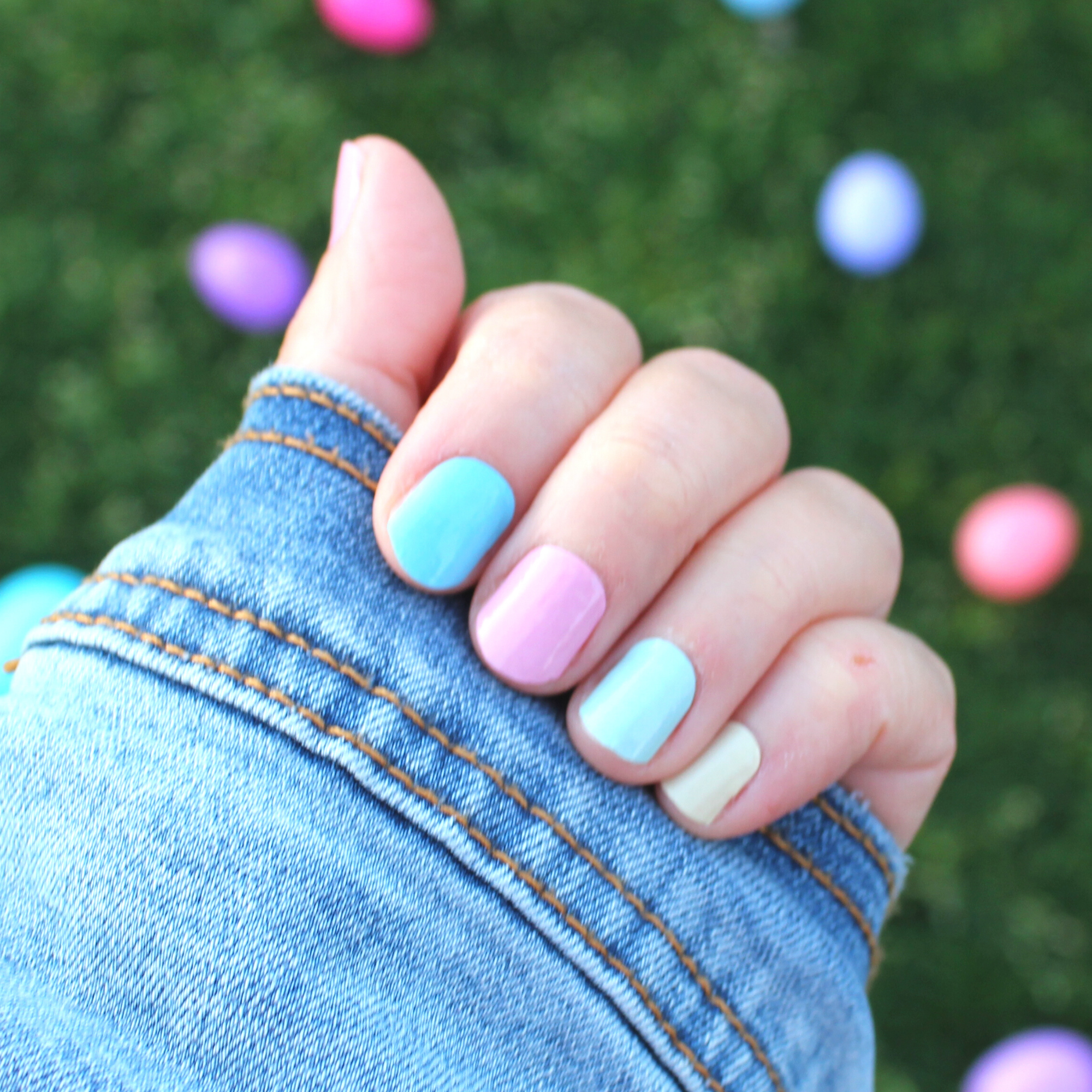  Candy Colors Nail Wraps 