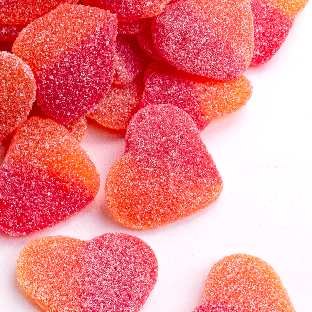  Peach Heart Gummies 