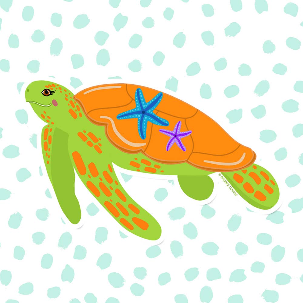  Turtle Vinyl Sticker 