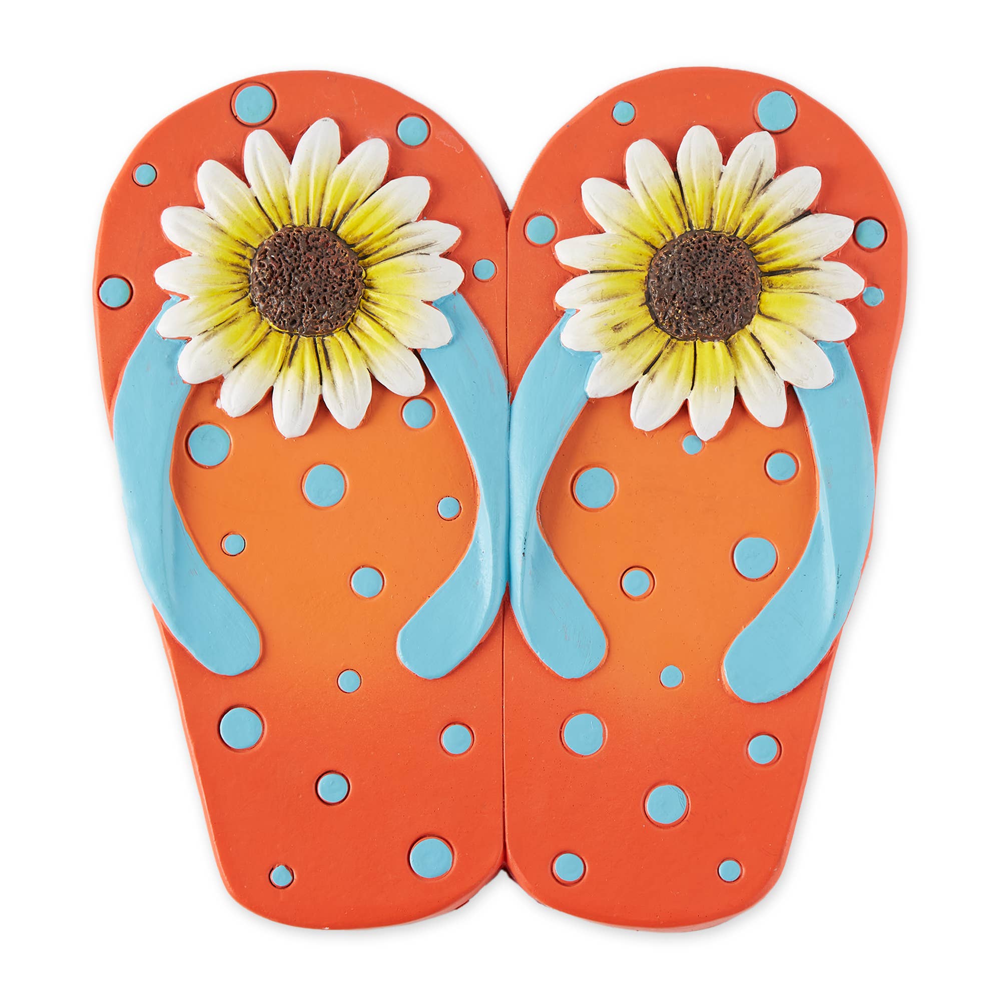  Sunflower Dot Flip Flop Stepping Stone 