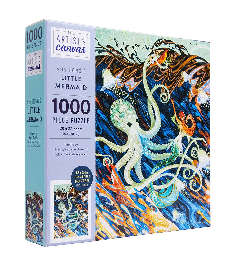  The Artist's Canvas: Little Mermaid Jigsaw Puzzle 