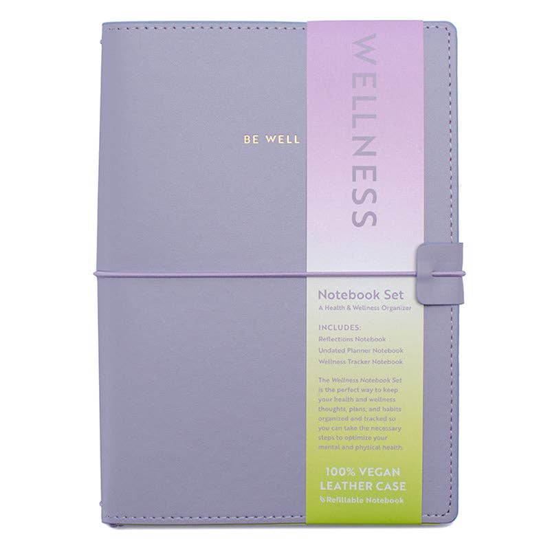  Wellness Notebook Set: A Health & Wellness Organizer 