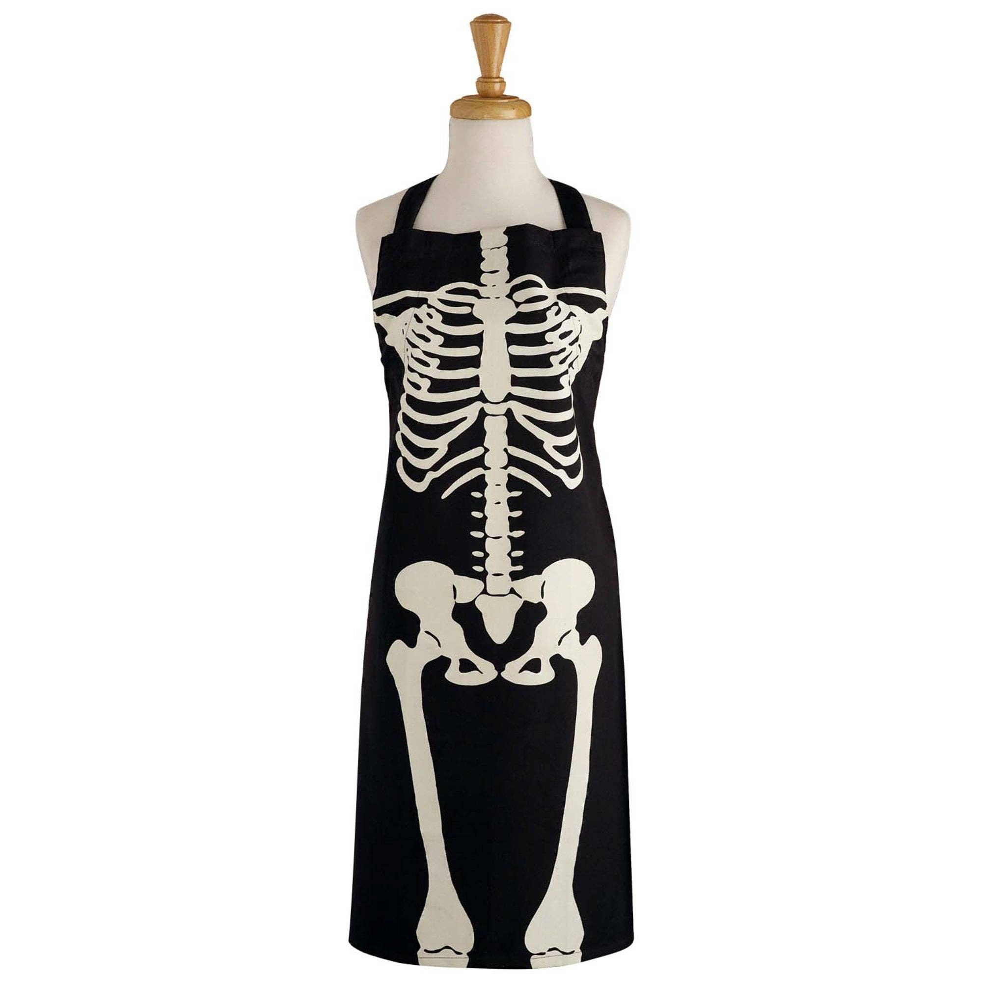  Skeleton Printed Chef's Apron 