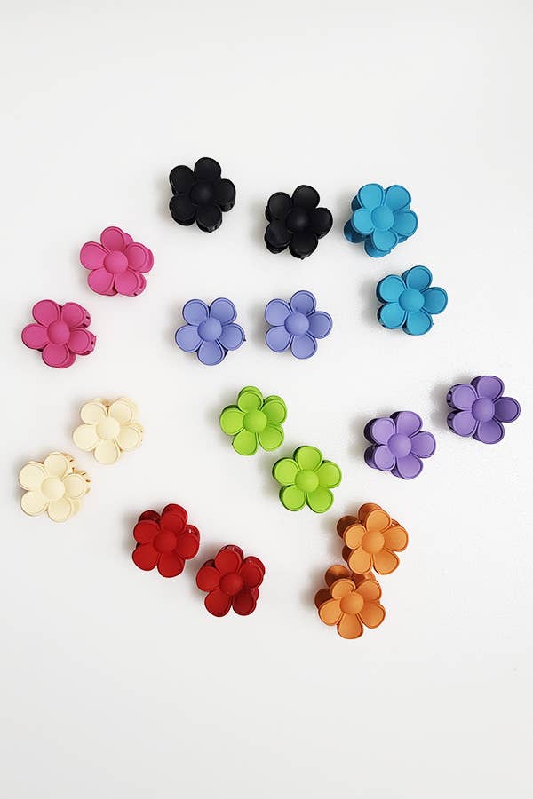  Matte Color Hair Claw Clip 