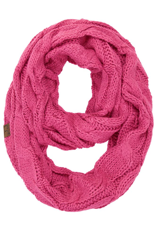  C.C Knitted Scarf: Azelea 