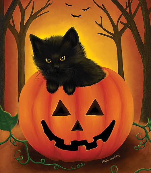  5163 Halloween Kitten 300 pc 