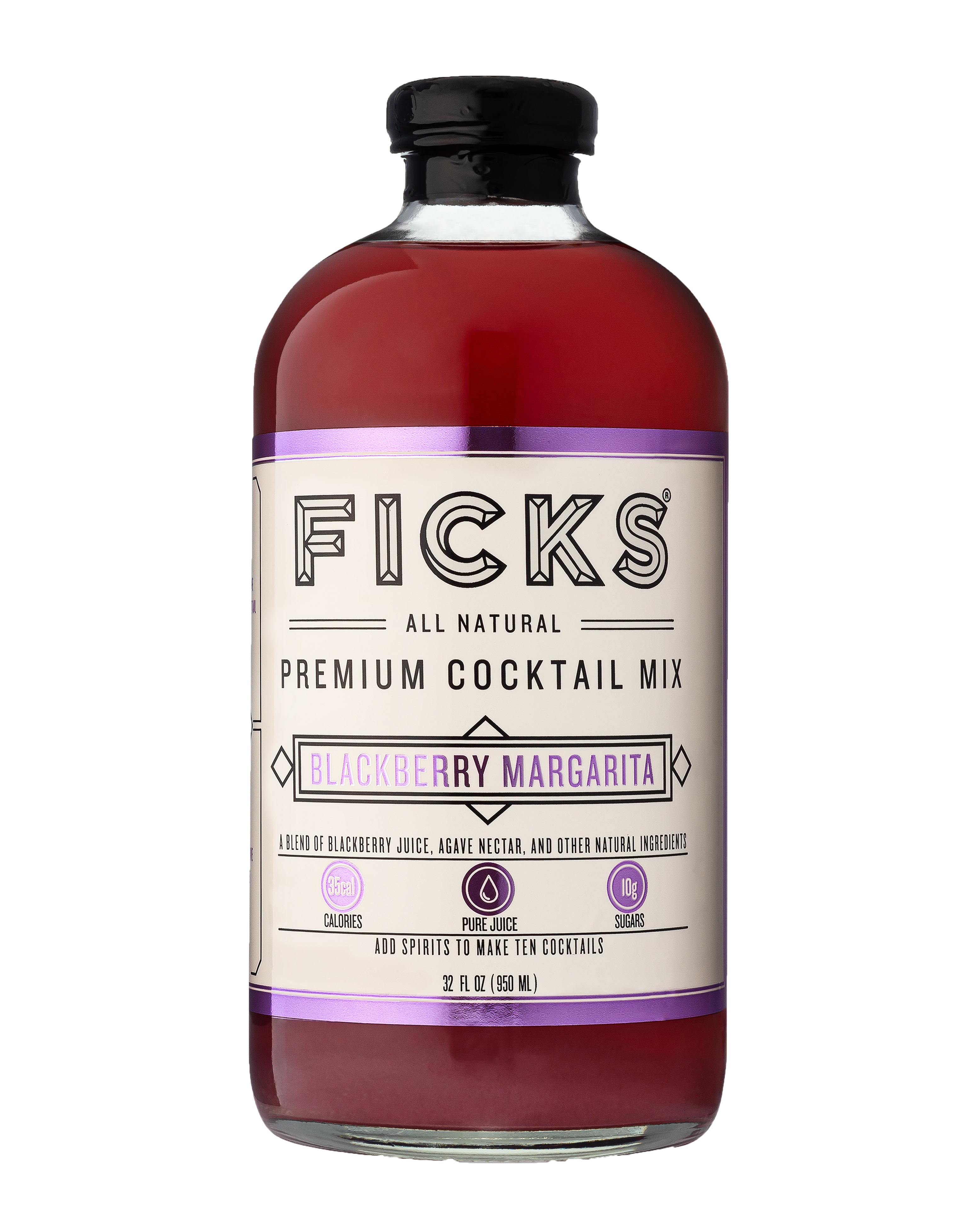  FICKS Premium Blackberry Margarita Mix 