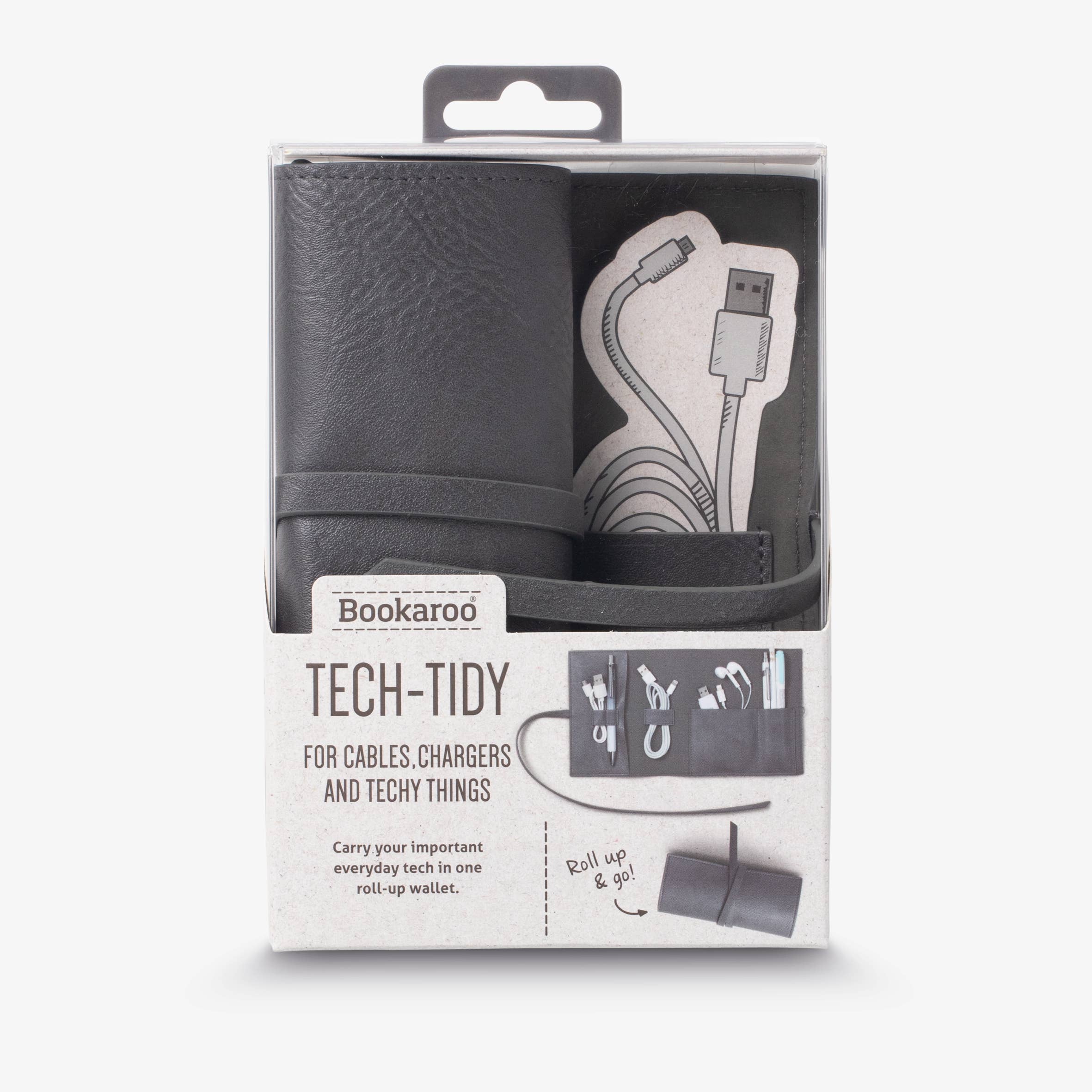  Bookaroo Travel Tech Tidy: Charcoal 