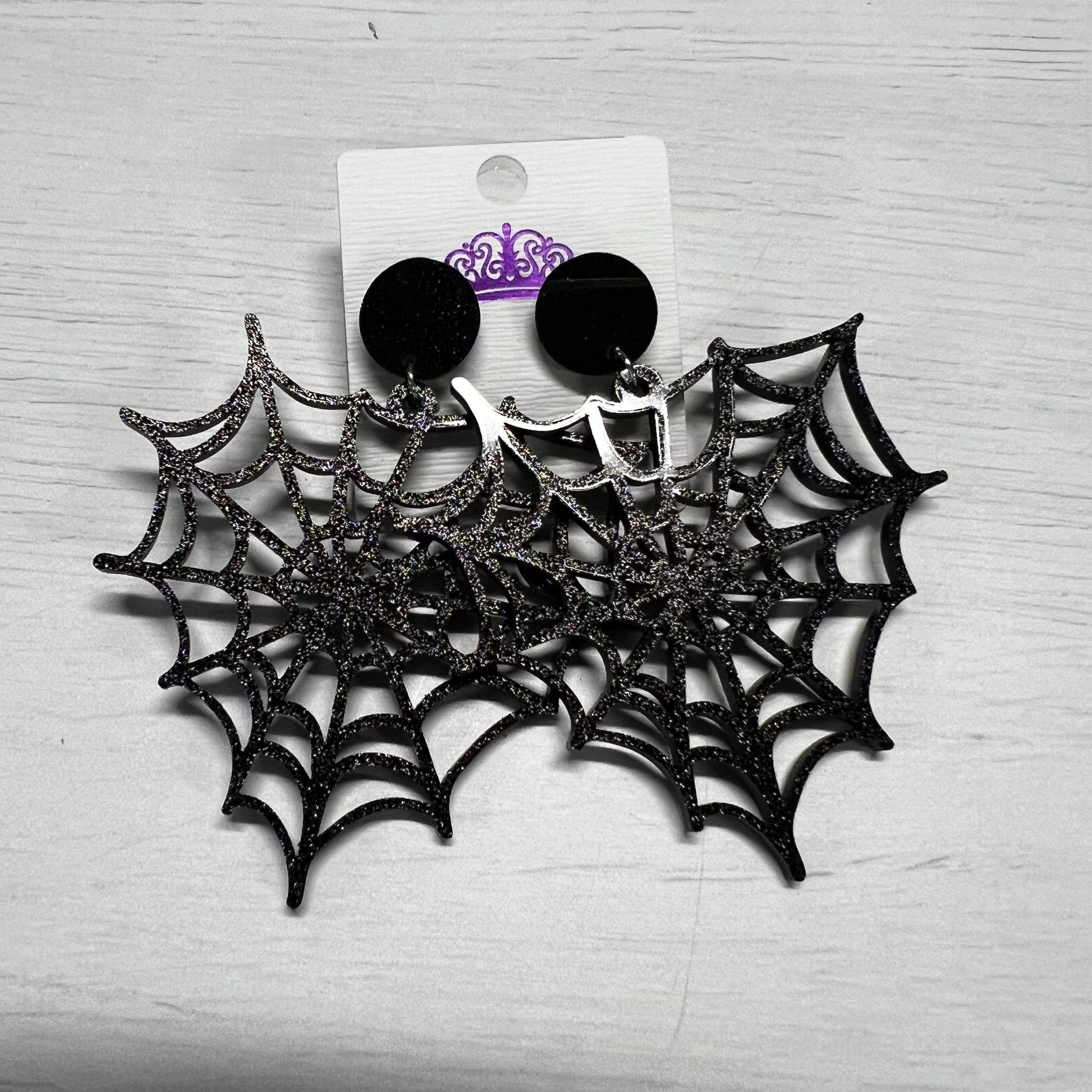  Spider Web Earrings 