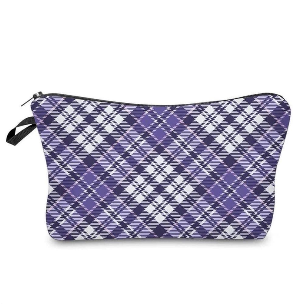  Purple Plaid Pouch 