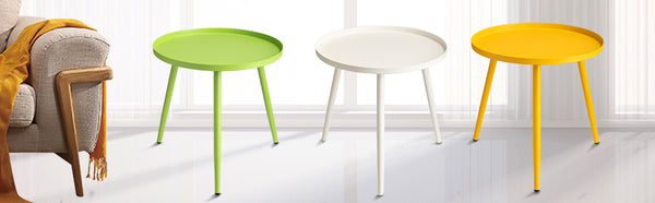 modern metal outdoor end tables