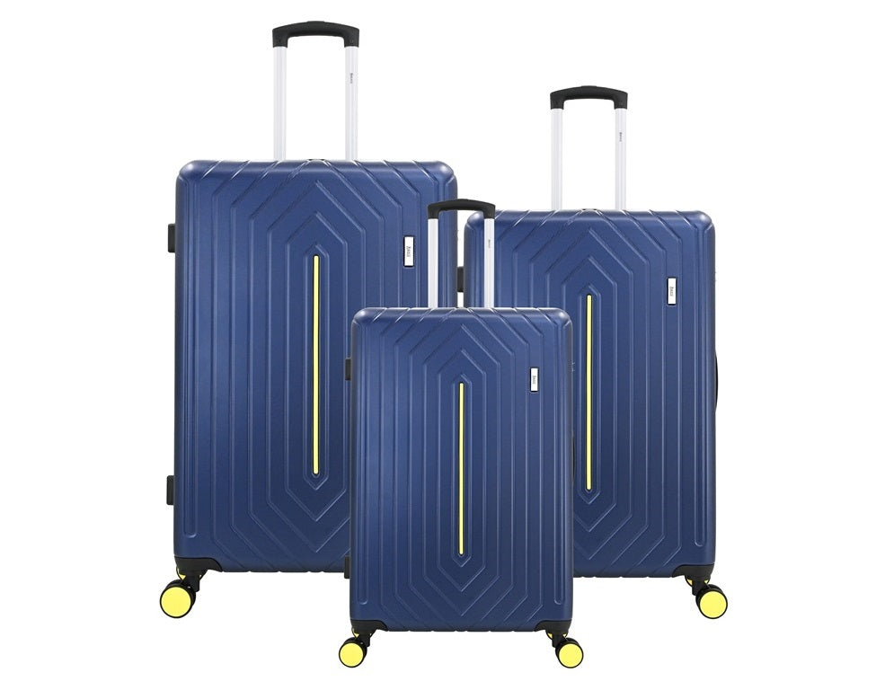 Mirage Mona 3 Piece Hardside Spinner Luggage Set