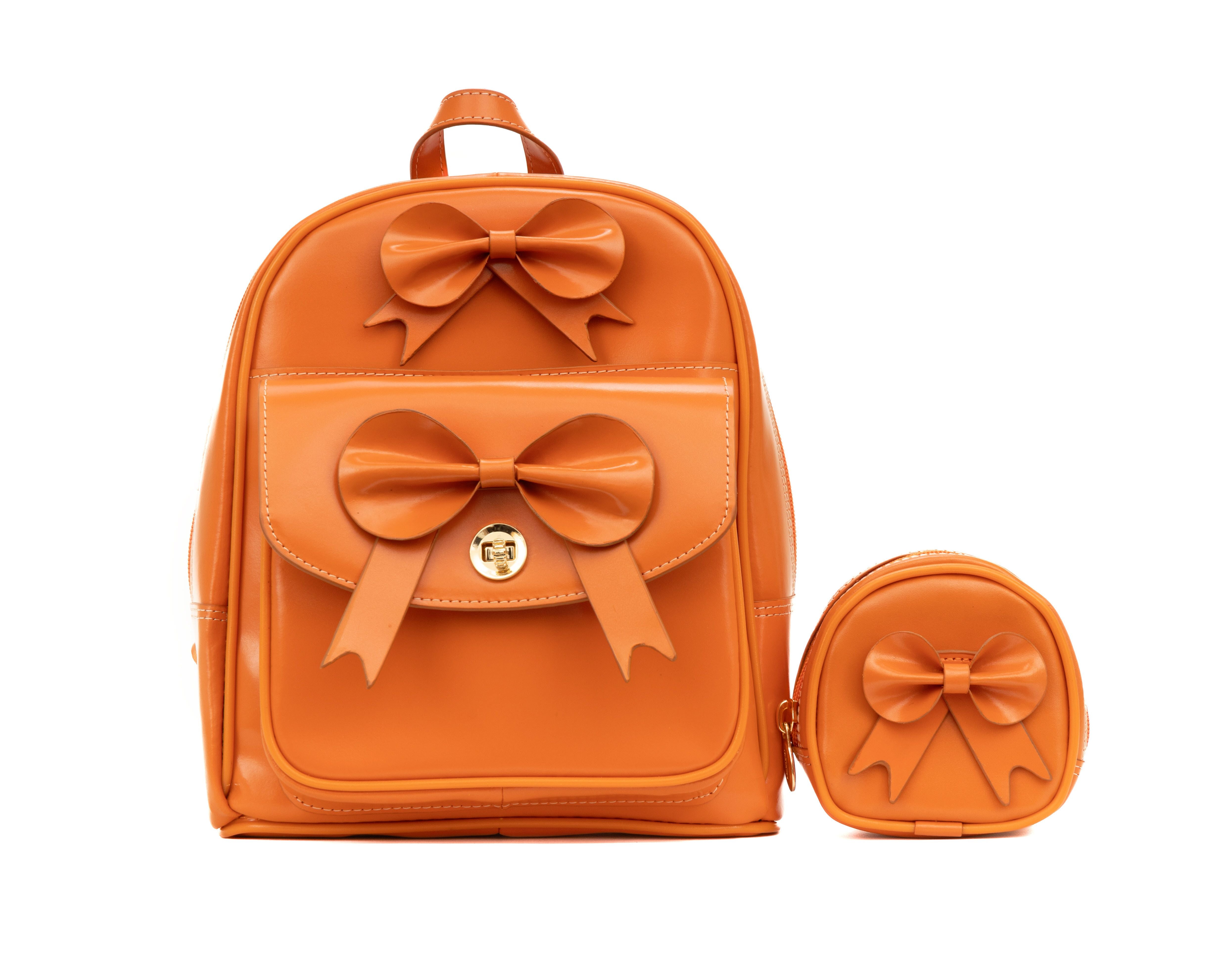 McKlein ACADIA Leather Mini Bow Backpack