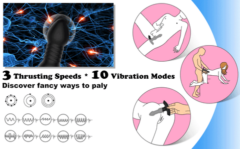 10 Vibration Modes Prostate Massager Anal Vibrator