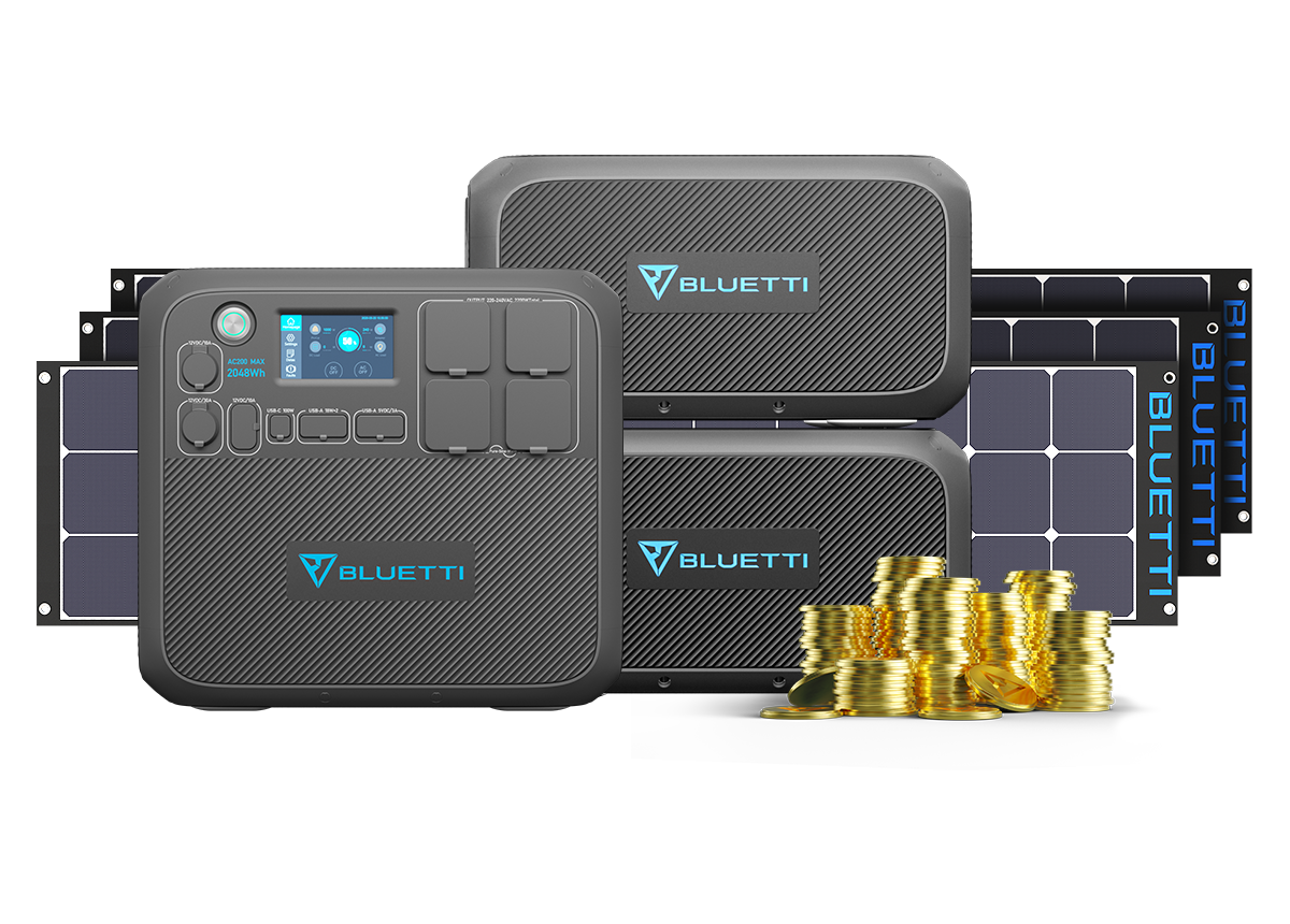 AC200MAX+2*B230+3*SP200 Kit Generador Solar