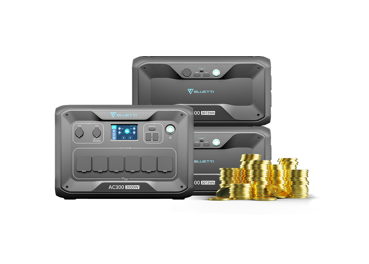 AC300+2B300 Batería de Reserva Doméstica