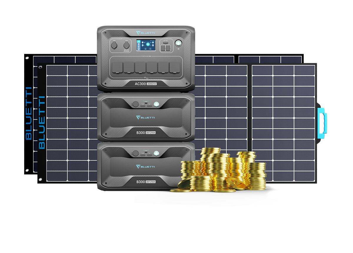 AC300+2B300+SP350*2 Kit Generador Solar