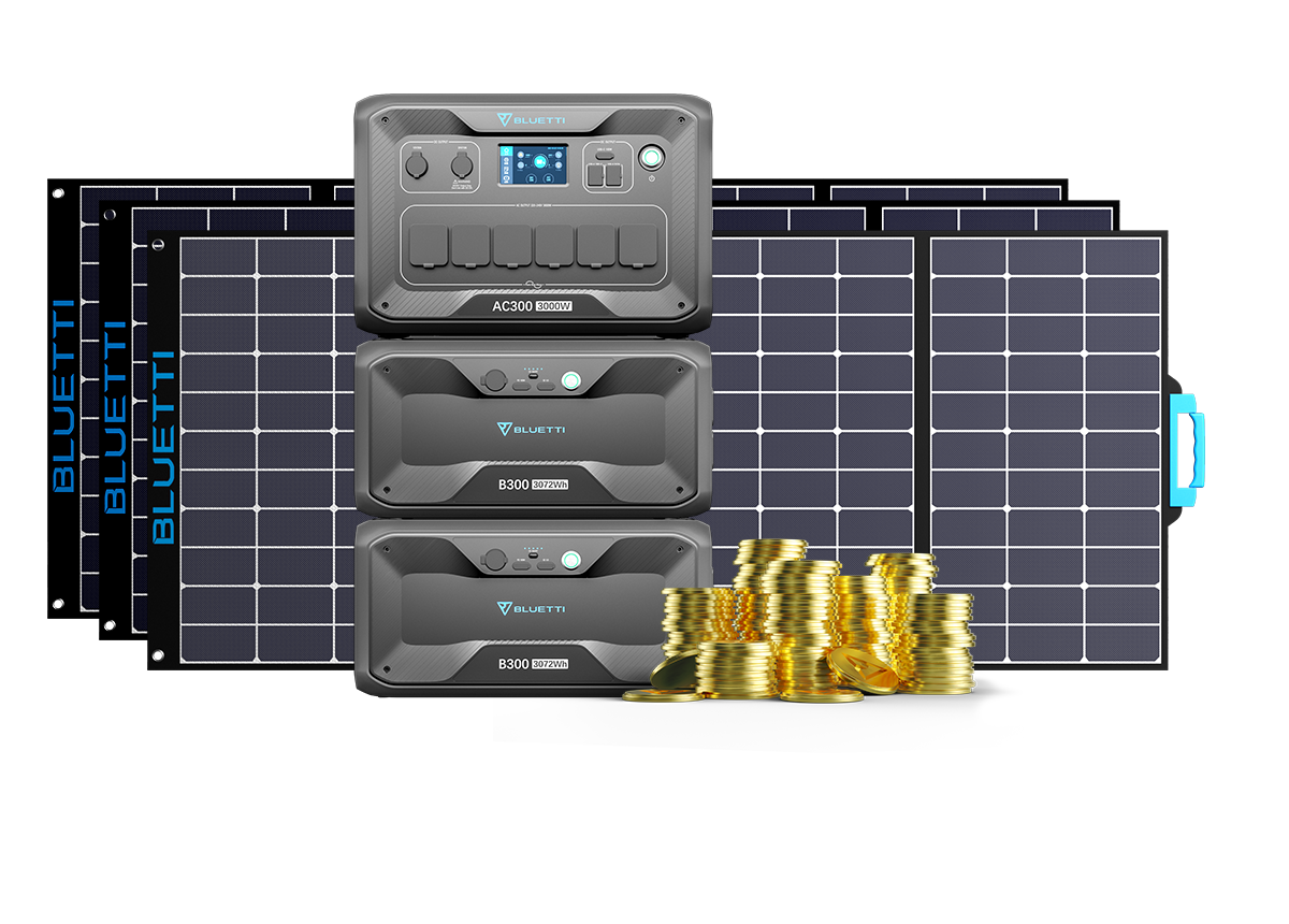 AC300+2B300+SP350*3 Kit Generador Solar